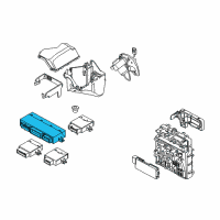 OEM BMW Z4 Body Control Module Diagram - 61-35-9-116-445