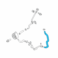 OEM 2011 Nissan Quest Hose-Water Diagram - 21306-JP00A