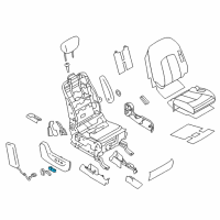 OEM 2015 Nissan Quest Seat Slide Switch Diagram - 87031-1JB7D