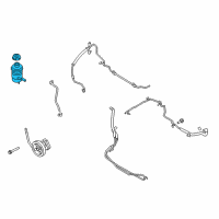 OEM 2009 Kia Borrego Reservoir Assembly-Power Diagram - 571502J000