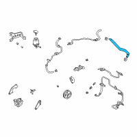 OEM 2005 Toyota Highlander Inlet Hose Diagram - 44348-48061