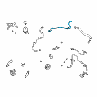 OEM 2005 Toyota Highlander Return Tube Diagram - 44416-48092