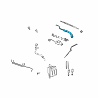 OEM Saturn Arm-Windshield Wiper Diagram - 25911765