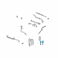 OEM 2008 Saturn Vue Washer Pump Diagram - 19167136