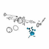 OEM 2011 Ram 2500 Case-Differential Diagram - 68053666AB