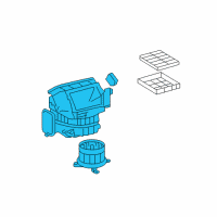 OEM 2013 Toyota Land Cruiser Case Assembly Diagram - 87130-60534