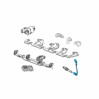 OEM GMC Envoy Spark Plug Wire Diagram - 89060377