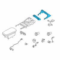 OEM 2019 Kia Stinger Upper Cover-GARNISH Diagram - 84617J5000