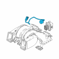 OEM 2022 BMW 540i WIRING HARNESS, FAN Diagram - 64-11-6-824-398