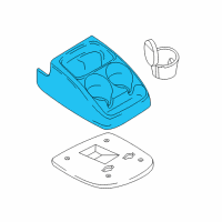 OEM 2005 Ford Ranger Console Diagram - 4L5Z-10045A36-AAB