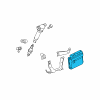 OEM 2017 Toyota Sienna ECM Diagram - 89661-08447