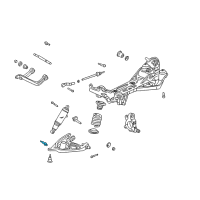 OEM 2001 Pontiac Aztek Lower Control Arm Stud Diagram - 15232843