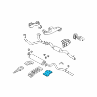 OEM Dodge Durango Shield-Heat Diagram - 55364176AA