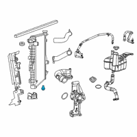 OEM 2022 Ram 3500 Radiator Diagram - 68442830AA