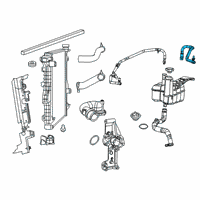 OEM 2022 Ram 3500 Hose-COOLANT Bottle Supply Diagram - 68370065AA