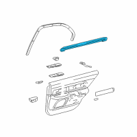 OEM 2005 Lincoln LS Belt Weatherstrip Diagram - XW4Z-5425861-AA