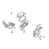 OEM Saturn Seal, Front Intake Air Duct Diagram - 22679621