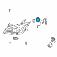 OEM 2018 Buick LaCrosse Ballast Diagram - 26208457