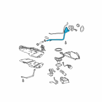 OEM 2009 Pontiac G5 Filler Pipe Diagram - 25823421