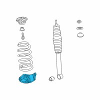 OEM 2015 Acura RDX Seat, Rear Spring (Lower) Diagram - 52748-TX4-A00