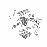 OEM 2007 Cadillac STS Intermediate Gear Diagram - 12597414