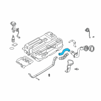 OEM Nissan Hose-Filler Diagram - 17228-7B000