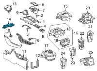 OEM 2022 Toyota Highlander Shift Indicator Diagram - 35978-0E090