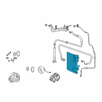 OEM Chrysler 300 Cooler-CONDENSER And Trans Cooler Diagram - 68050127AB