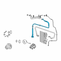 OEM 2005 Chrysler 300 Line-A/C Suction Diagram - 4596486AE