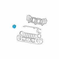 OEM 2005 Jeep Liberty Driver And Passenger Headlights Replacement Diagram - 55157140AA