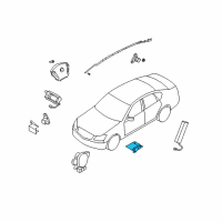 OEM Infiniti M35 Sensor-Side Air Bag Center Diagram - K8820-EV50A