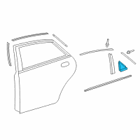 OEM 2018 Toyota Avalon Applique Diagram - 67487-07010