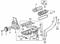OEM 2022 Cadillac CT5 Drain Plug Diagram - 12625298