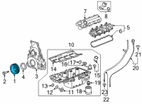 OEM 2022 Cadillac CT5 BALANCER ASM-CR/SHF Diagram - 12713718