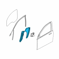 OEM BMW 745i Front Right Door Window Regulator Diagram - 51-33-7-202-480