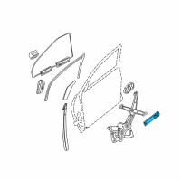 OEM 2006 Pontiac GTO Channel Asm, Front Side Door Window Regulator Counterbalance Arm<See Guide/Contac Diagram - 90044742