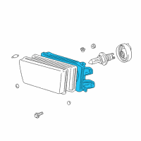 OEM 2000 Toyota 4Runner Housing Diagram - 81106-35211