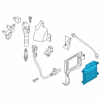 OEM 2017 Hyundai Santa Fe Sport Engine Control Module Unit Diagram - 39100-2GKS0