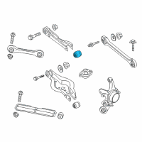 OEM 2015 BMW X1 Rubber Mounting Diagram - 33-32-6-765-534