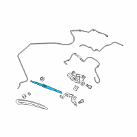 OEM 2014 Ford Focus Rear Blade Diagram - CV6Z-17528-C