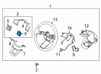 OEM 2021 Kia Sorento Switch Assembly-STRG Rem Diagram - 96720P2170