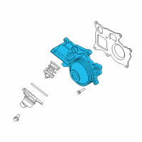 OEM 2017 BMW X3 Water Pump Diagram - 11-51-8-516-204