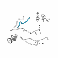 OEM 2006 BMW 530xi Radiator Return Line Diagram - 32-41-6-761-514