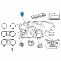 OEM 2014 Chrysler Town & Country Sensor-Sun Diagram - 68230113AB