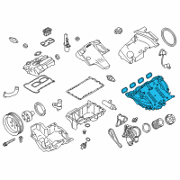 OEM 2015 BMW X3 Intake Manifold System Diagram - 11-61-7-588-126