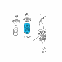 OEM 2013 BMW 750i xDrive Front Coil Spring Diagram - 31-33-6-858-424