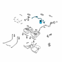 OEM 2013 Ford Mustang Fuel Pump Diagram - DR3Z-9H307-B