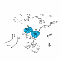 OEM 2011 Ford Mustang Fuel Tank Assembly Diagram - BR3Z-9002-D