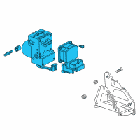 OEM 2004 Buick Rendezvous Brake Pressure Modulator Valve Assembly (W/ Electronic Brake Diagram - 10333414