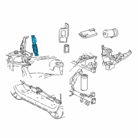 OEM 2002 Lincoln Blackwood Ride Height Sensor Diagram - 1U6Z5359AA